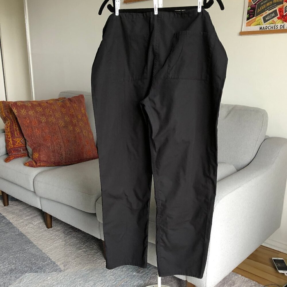 HealthPro L'Équipeur Marks Unisex Scrubs Pockets Black Healthcare Work Large